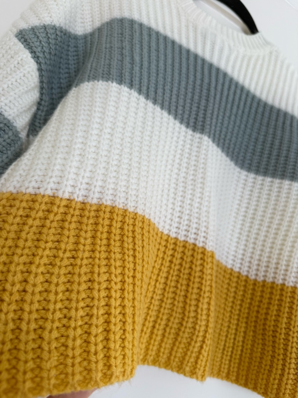 Sincerely Jules, Cropped Striped Sweater - Picture 6 of 8